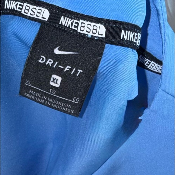 New Ole Miss Baseball Nike Jersey XL light blue & Red - Picture 5 of 11